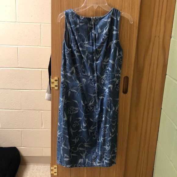 vintage denim dress - Picture 2 of 2